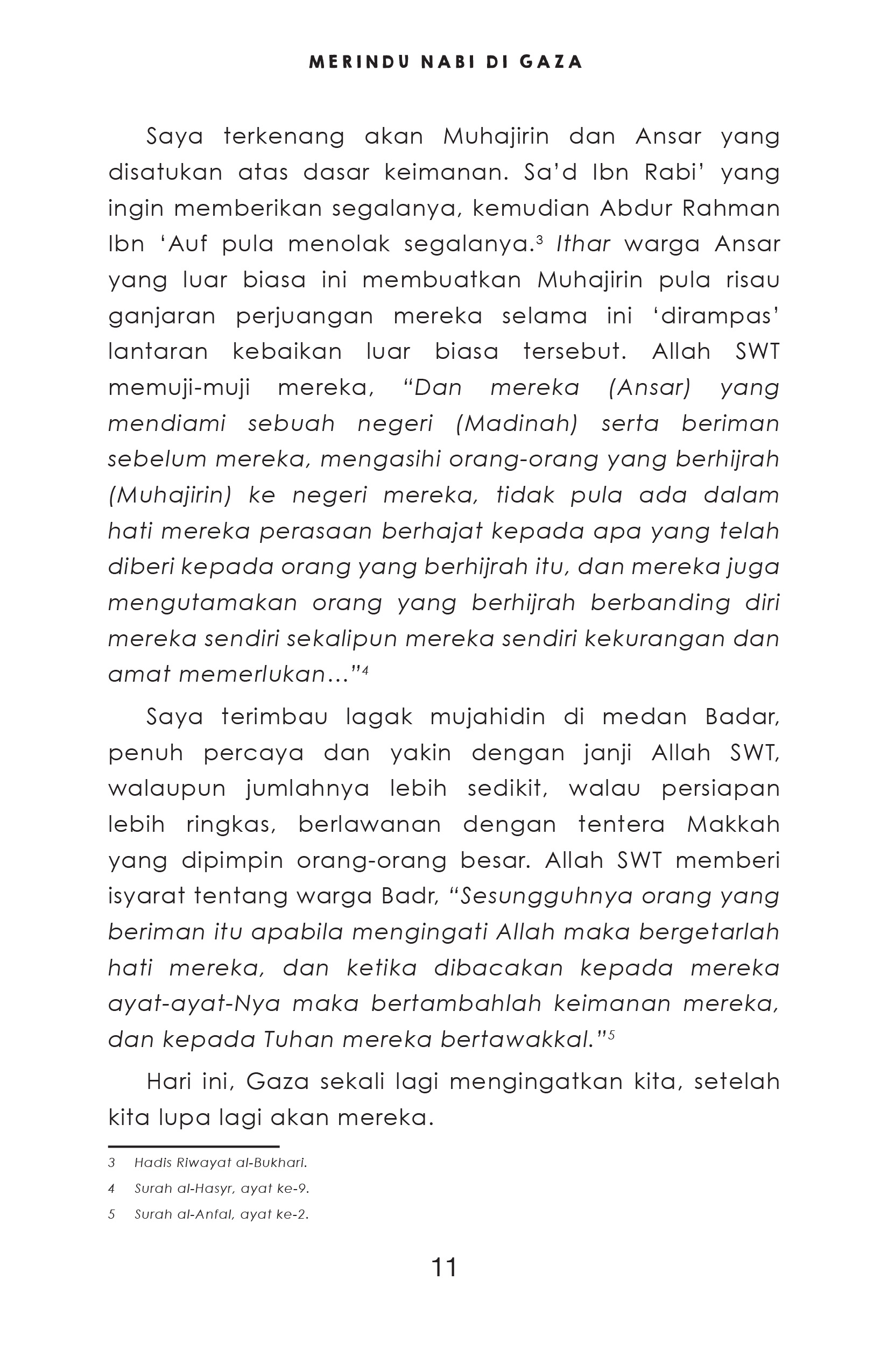 Merindu Nabi SAW Di Gaza -Khubaib Akhi